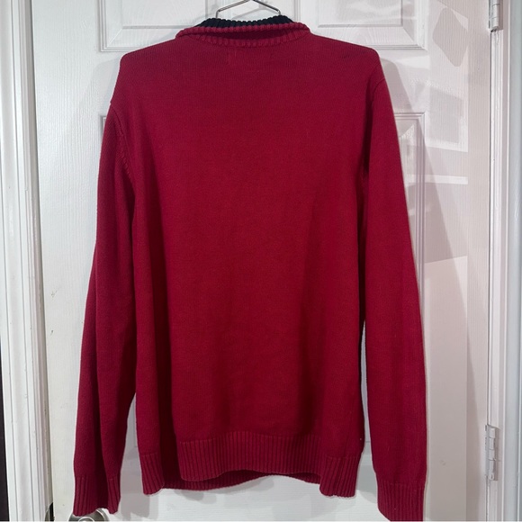 US POLO ASSN. LARGE QUARTER ZIP KNIT SWEATER - Picture 4 of 4